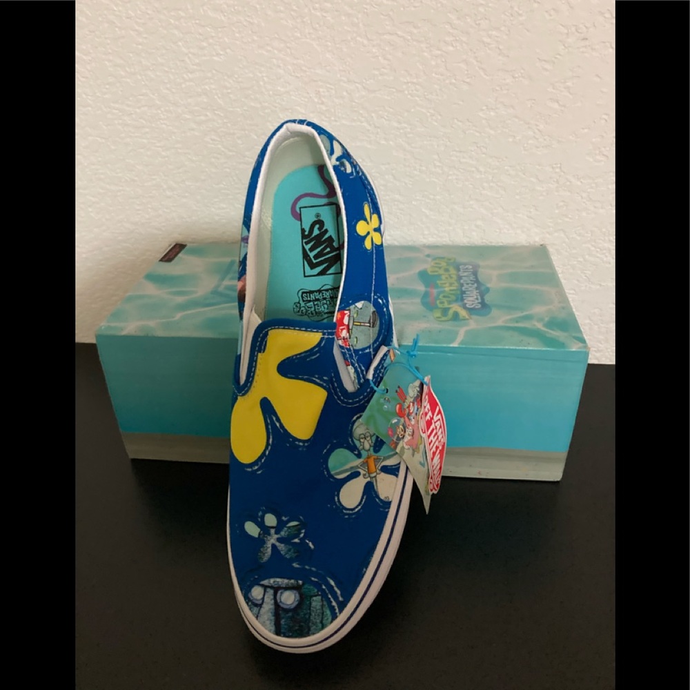 New Host Pick New Mens SpongeBob Vans Collaboration Size 10 11.5 Sneakers Shoes - Picture 10 of 16